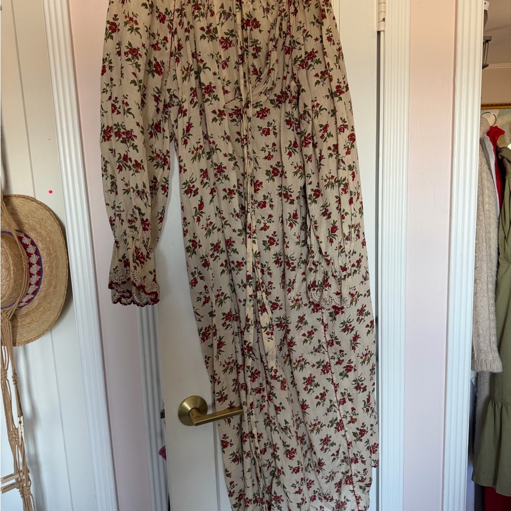 Doen Rietta maxi dress in wildflower whisper large midi floral - Picture 4 of 4